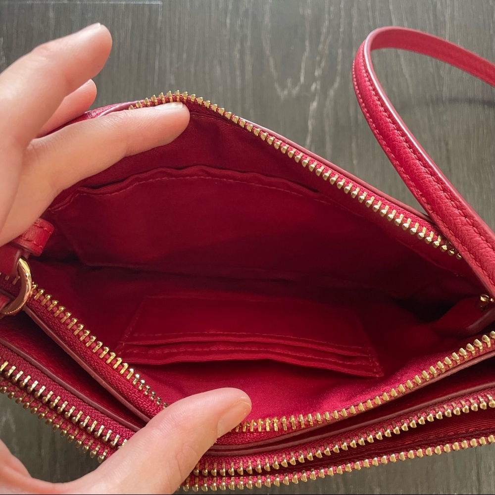 Coach Red Purse - Picture 5 of 6
